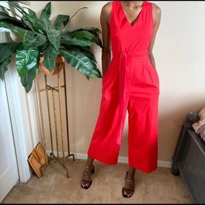 NWT J.Crew Back Peephole Wrap Jumpsuit